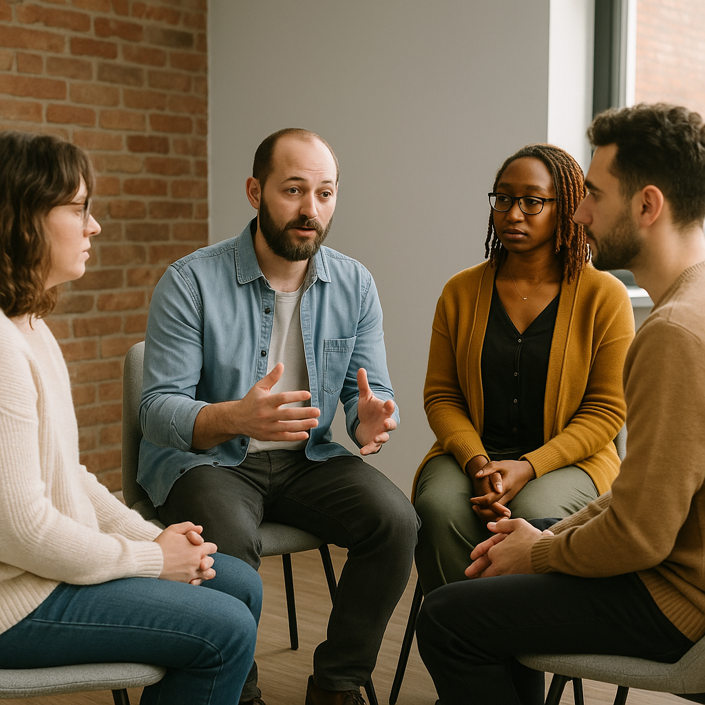 Çevrim İçi Grup Terapileri: Avantajları ve Uygulamaları 1 grup terapisi yüzyüze